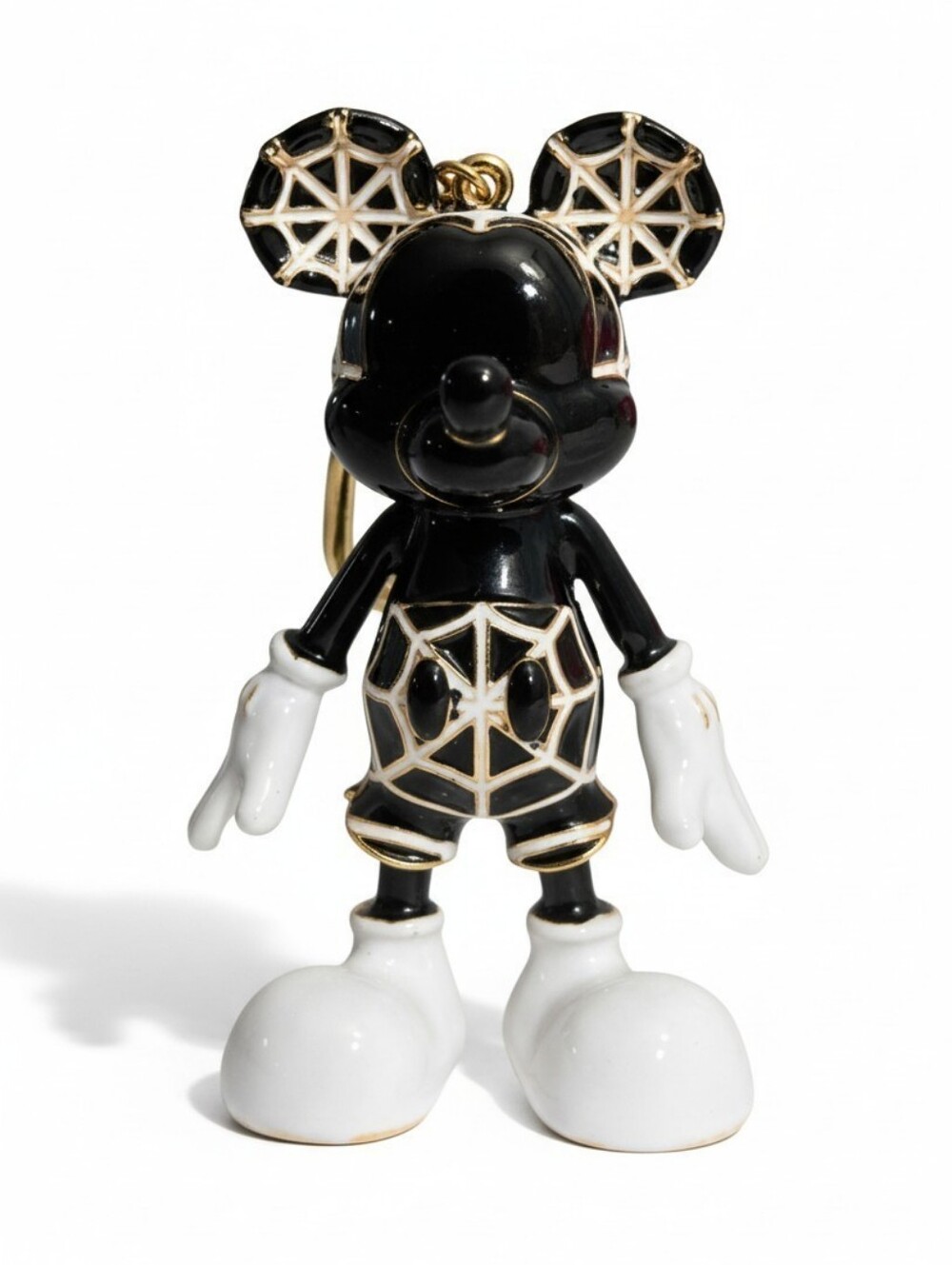 🖤▪️Baublebar▪️X Disney  Bagcharm Mickey Mouse spider web keys   Halloween